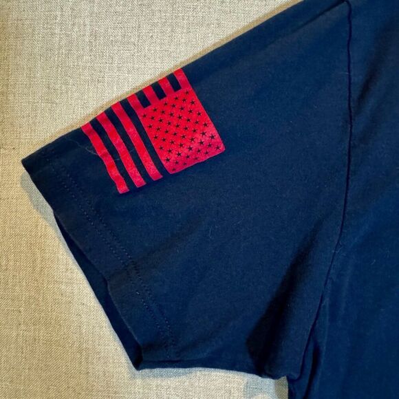 Grunt Style Beer Encourages Graphic T-Shirt Men’s 2XL Black Patriotic Tee - Picture 4 of 5